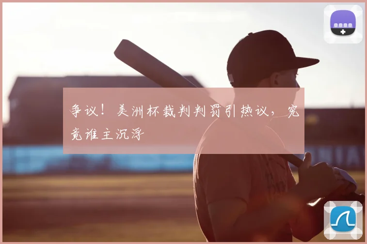 争议!美洲杯裁判判罚引热议,究竟谁主沉浮